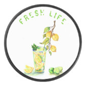Lemon Cool Drink Lemonade Hockey Puck (Vorderseite)