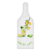 Lemon Cool Drink Lemonade Lemons Cutting Board Schneidebrett (Vorderseite)