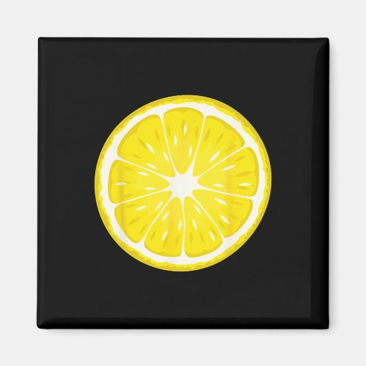 Lemon Costume Fruchtkostüm Halloween-Kostüm Magnet (Vorne)