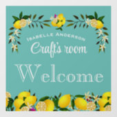 Lemon Craft Aqua Fensteraufkleber (Blatt)