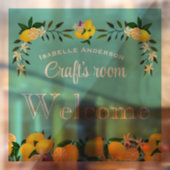 Lemon Craft Aqua Fensteraufkleber (Blatt 2)