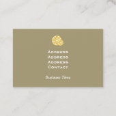 Lemon Craft Ash Gray Visitenkarte (Rückseite)