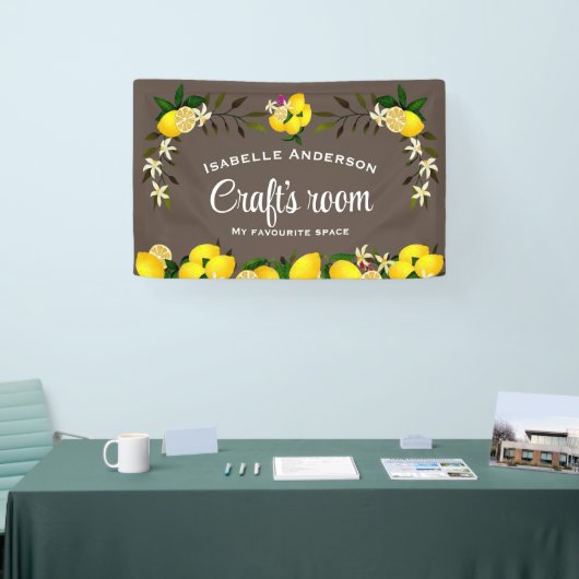 Lemon Craft Brown Banner (Messe)