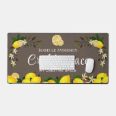 Lemon Craft Brown Schreibtischunterlage (Tastatur & Maus)