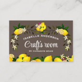 Lemon Craft Brown Visitenkarte (Vorderseite)