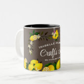 Lemon Craft Brown Zweifarbige Tasse (Vorderseite Links)