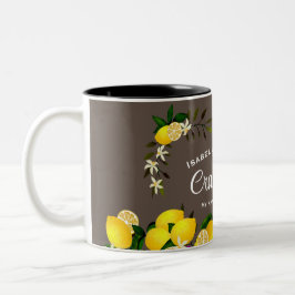 Lemon Craft Brown Zweifarbige Tasse