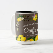 Lemon Craft Brown Zweifarbige Tasse (Vorderseite Links)