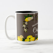 Lemon Craft Brown Zweifarbige Tasse (Links)
