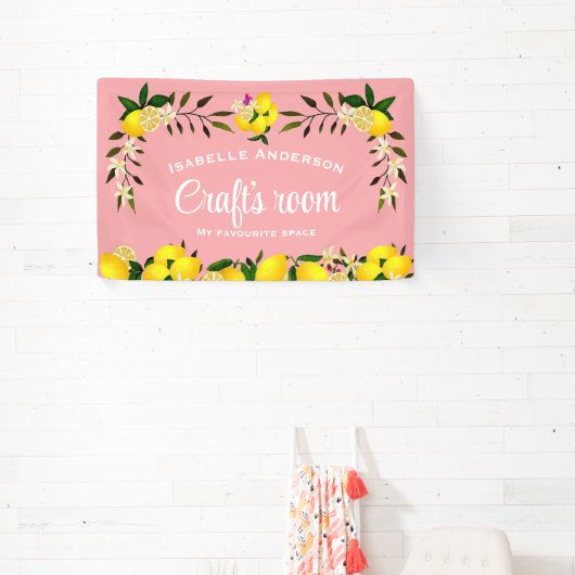 Lemon Craft Peach Banner (InSitu)