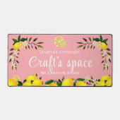 Lemon Craft Peach Schreibtischunterlage (Vorderseite)