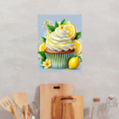 Lemon Cupcake Kitchen & Bakery Wall Art Canvas Leinwanddruck