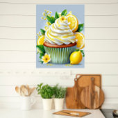 Lemon Cupcake Kitchen & Bakery Wall Art Poster