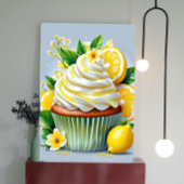 Lemon Cupcake Kitchen & Bakery Wall Art Poster