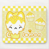 Lemon Cupcake Kitty Mousepad (Vorne)