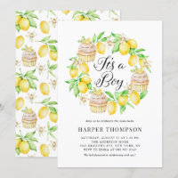 Lemon Cupcakes Wreath Es ist eine Baby-Dusche