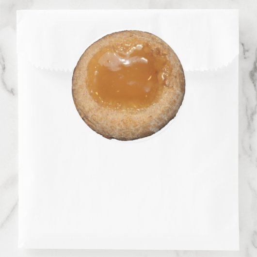 Lemon Curd Kolache Aufkleber (Tasche)