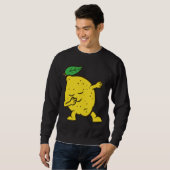 Lemon Dabbing Lemon Frucht Liebe Lemons Sweatshirt (Vorne ganz)