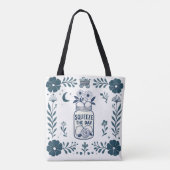 Lemon & Daisy Vintag Tote Bag Tasche (Rückseite)