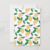 Lemon Dankeskarte (Rückseite)