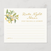 Lemon Date Night Card (Vorderseite)