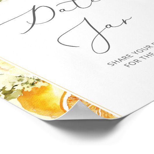 Lemon datiert Nachtgedanken. Date Jar Bridgame Poster (Ecke)