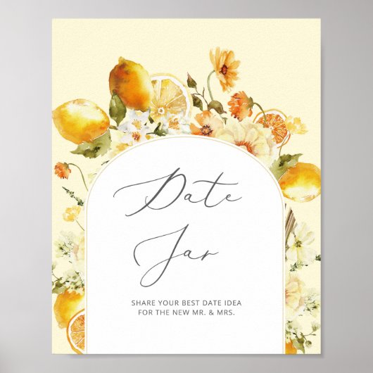 Lemon datiert Nachtgedanken. Date Jar Bridgame Poster (Vorne)