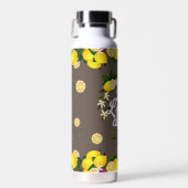 Lemon Days Brown Trinkflasche (Vorne)