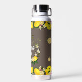 Lemon Days Brown Trinkflasche (Rückseite)