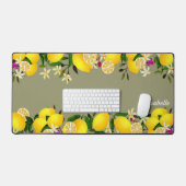 Lemon Days Gray Schreibtischunterlage (Tastatur & Maus)
