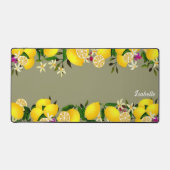 Lemon Days Gray Schreibtischunterlage (Vorderseite)