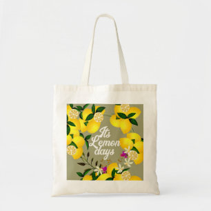 Lemon Days Gray Tragetasche