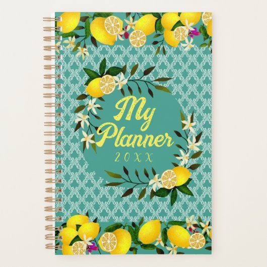 Lemon Days Motif Aqua Planer (Vorderseite)