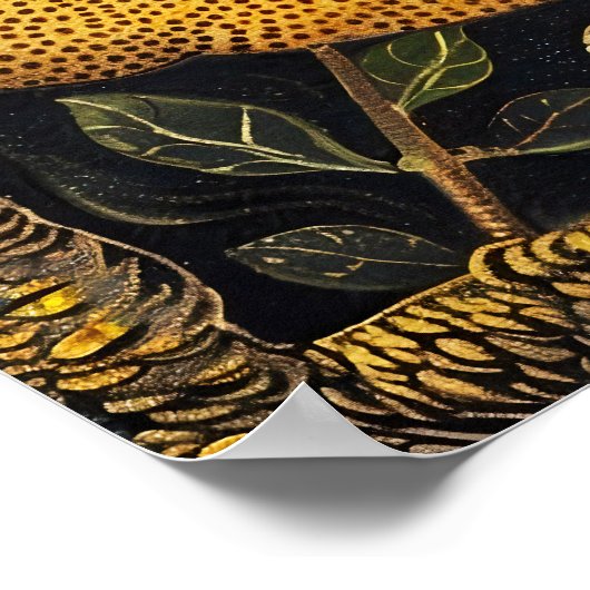 Lemon Decorative Malerei Art Print Poster (Ecke)