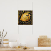 Lemon Decorative Malerei Art Print Poster (Küche)