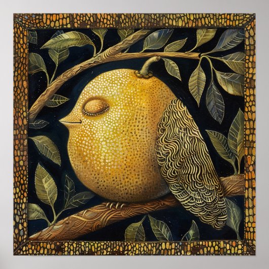 Lemon Decorative Malerei Art Print Poster (Vorne)