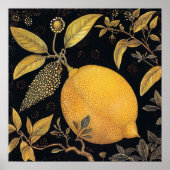 Lemon Decorative Malerei Art Print Poster (Vorne)