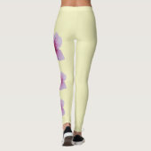 Lemon Delaware Staat Blume Peach Blossom Leggings (Rückseite)