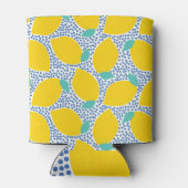 Lemon Delight: Juicy Summer Pattern Dosenkühler (Rückseite)