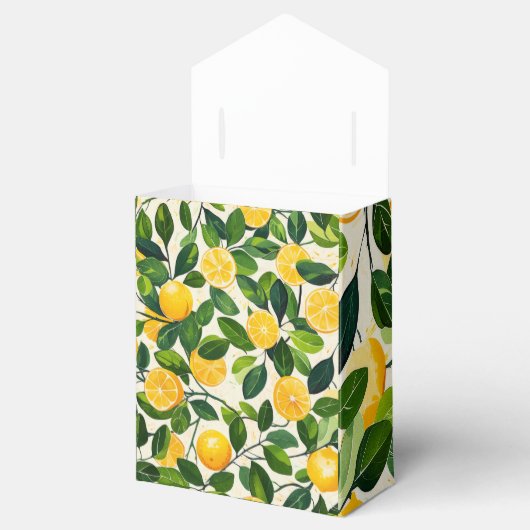 "Lemon Delight Leckerei Box" Geschenkschachtel (Geöffnet)