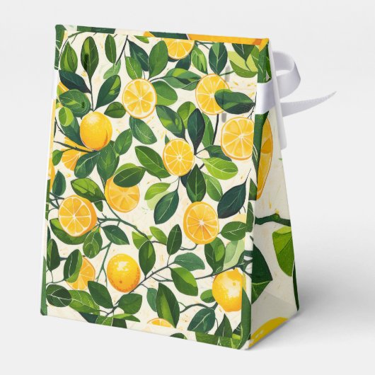 "Lemon Delight Leckerei Box" Geschenkschachtel (Rückseite)