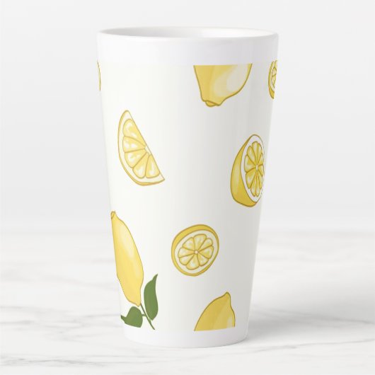 Lemon Design der verspäteten Tasse (Vorderseite)
