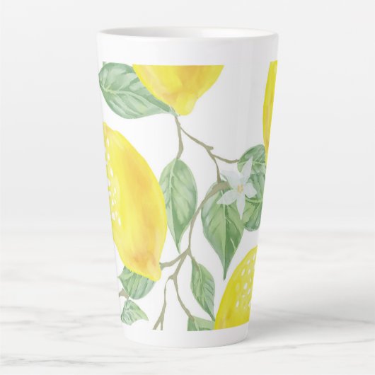 Lemon Design Milchtasse (Vorderseite)