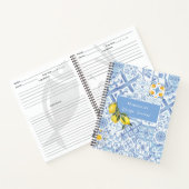 Lemon Design Personalisiertes Rezeptjournal Notizblock (Innenseite)