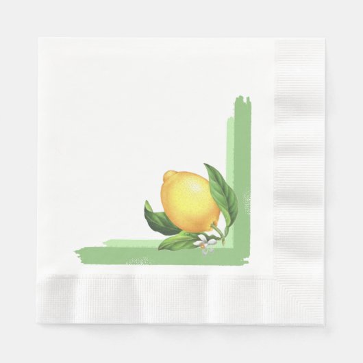 Lemon Design Serviette (Vorderseite)