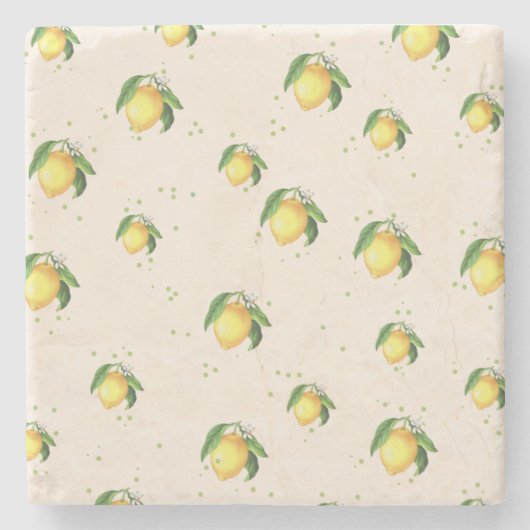 Lemon Designs Steinuntersetzer (Vorderseite)