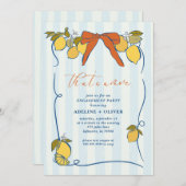 Lemon Dolce Vita Einladung (Vorne/Hinten)