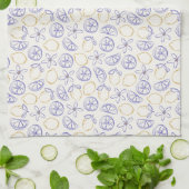 Lemon Doodle Pattern Küchentücher (Gefaltet)