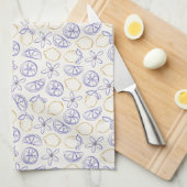 Lemon Doodle Pattern Küchentücher (Viertel Falte)