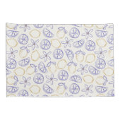 Lemon Doodle Pattern Musterbeispiel Kissenbezug (Rückseite-Rechts)